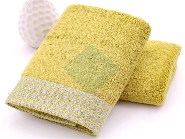 China EverBen Custom christmas bathroom towels manufacturer ISO Audit Bamboo Face Towels Factory